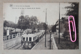 WOLUWE SAINT PIERRE : Intérieur De La Gare Et Chemin De Fer électric. - Woluwe-St-Pierre - St-Pieters-Woluwe