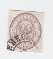 Luebeck N°12 Oblitéré Cote 120 Euros - Lubeck