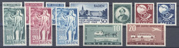 Franz. Zone Baden Mi.Nr. 46 Und 47-57 Aus 1949 ** (38115) - Franse Zone