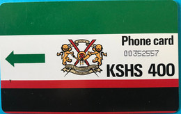 KENYA  -  Phonecard - KSHS 400 - Kenia