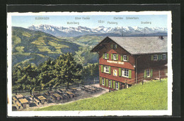 AK Fischenthal, Berggasthaus Hörnli Mit Gebirgskette - Fischenthal