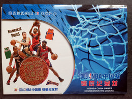 2008NBA CHINA GAMES COMMEMORATIVE COVERS X 2 PCS - Unclassified