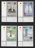 MAURITIUS * 1994 * Complete Set 4 Stamps * MNH** Anniversaries & Events - Mi.No 777-780 - Mauritius (1968-...)