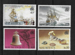 MAURITIUS * 1994 * Complete Set 4 Stamps * MNH** Wreck Of "St Geran" Anniversary - Mi.No 781-784 - Mauritius (1968-...)