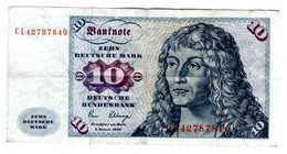 Duitsland Germany 10 Mark 1980 - 10 Deutsche Mark