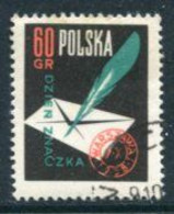 POLAND 1958 Stamp Day  Used.  Michel 1068 - Usati