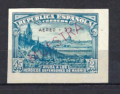 ⭐ Espagne - Poste Aérienne - YT N° 193 C (*) - Neuf Avec Charnière Sans Gomme - Non Dentelé - RARE - 1938 ⭐ - Nuovi