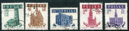 POLAND 1958 Town Halls Used  Michel 1046-50 - Usati