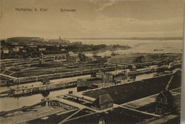 Holtenau B. Kiel // Alte - AK // Schleusen (Schiff) 19?? - Kiel