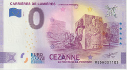 Billet Touristique 0 Euro Souvenir France 13 Baux De Provence 2021-6 N°UEDH001103 - Essais Privés / Non-officiels