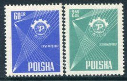 POLAND 1957 Poznan Fair MNH / **.  Michel 1018-19 - Nuovi