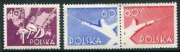 POLAND 1957 Youth Fencing Championship.  Michel 1005-07 - Unused Stamps