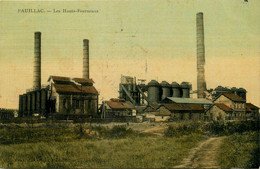 Pauillac * Les Hauts Fourneaux * Usine Industrie * Cheminée * Cpa Toilée Colorisée - Pauillac