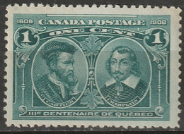 Canada 1908 Sc 97  MLH* - Neufs