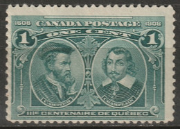 Canada 1908 Sc 97  MH* - Neufs