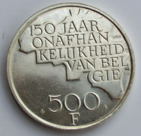 500 Francs, Belgique, 150 Ans D'indépendance,1980 - 500 Francs