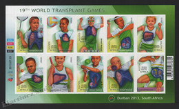 Afrique Du Sud - South Africa 2008 Yvert Airmail 219-28, Sports, XIX World Transplant Games - MNH - Luftpost