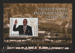 Afrique Du Sud - South Africa 2014 Yvert BF 144, Presidential Inauguration, Jacob Gedleyihlekisa - MNH - Blokken & Velletjes