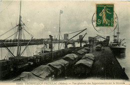 Pauillac * Trompeloup * Vue Générale Des Appontements Sur La Gironde * Bateau Grue - Pauillac