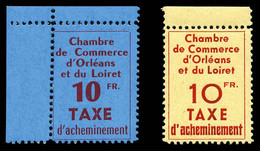 N°2/3 ** Orléans, Les 2 Valeurs Bord De Feuille, SUP (certificat) - Other & Unclassified
