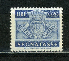 SAINT MARIN : T. TAXE - N° Yvert 66* - Timbres-taxe