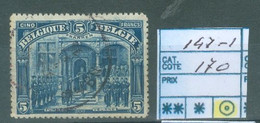 147-1 Oblitérés   Côte 170€ - 1915-1920 Albert I