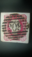 D.PEDRO V - CABELOS ANELADOS - MARCOFILIA  - 1ª REFORMA POSTAL - (208) FARO - Used Stamps