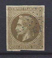 FRANCE COLONIE émissions Générales N° 9 OBL GUADELOUPE - Napoleone III