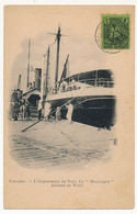 CPA - GUINÉE - CONAKRY - L'Importance Du Port - Le "Montaigne" Accoste Au Wharf - French Guinea