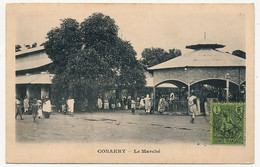 CPA - GUINÉE - CONAKRY - Le Marché - Guinea Francese