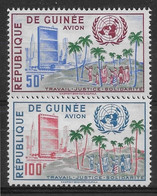 Guinée Poste Aérienne N°9/10 - Neuf ** Sans Charnière - TB - Guinée (1958-...)