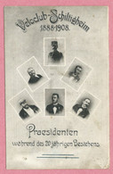 67 - SCHILTIGHEIM - Veloclub - Praesidenten - Carte Dos Pub - Voir état - Schiltigheim