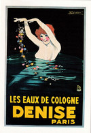 Centenaire Mauzan, 1983, Affiche Denise (Eaux De Cologne), Edition Limitée 1000 Exemp: N° 701 (Timbrée) - Mauzan, L.A.