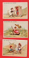 6 PUB Cards C1867 Litho Imprimeur  Testu & MASSIN Rue Madame TM33-4 MUSEE CLUNY Complete Set Rare To Find Complete - Enfants