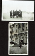 2 Photos Originales - 11,5 X 7 Cm - 1931 - Cabourg - Devant Le Casino / Sur La Plage - Voir Scan - Luoghi