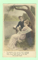 R1240 - Illustration Signée NAILLOD - Le Lac De Lamartine - Couple -  Numéro II - Naillod