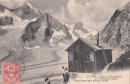 Suisse - Naters - Cabane Ober-Aletsch Et Le Nesthorn - Oberaletschhütte - Glacier - Postmarked Brig 1906 - Naters