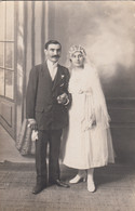 Photographie - Carte-photo - Couple Mariage - Photographe à Gabès 1920 - Mode - Fotografie