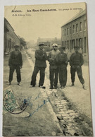 62. AVION / PAS DE CALAIS / LA RUE GAMBETTA / UN GROUPE DE MINEURS / POSTĖ EN 1906 / RARE - Avion