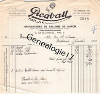 75 23311 PARIS SEINE 1951 Ballons De Match PICQBALL Marque TOP - JIK ( Picq - Letellier ) - Reparation Ballon Basket - Autres & Non Classés