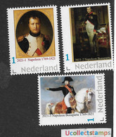 Nederland 2021  Napoleon Bonaparte 1,2,3,    1769-1821     Postfris/mnh/sans Charniere - Sin Clasificación