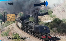 ZIMBABWE  -  Phonecard - Steam Engine - $ 200 - Simbabwe