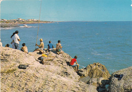 85. BRETIGNOLLES SUR MER.LA PECHE SUR LA COTE DE LA SAULZAIE. ANIMATION. ANNÉE 1975 + TEXTE - Bretignolles Sur Mer