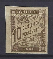 FRANCE COLONIE émissions Générales TAXE  N°19 Avec Charniere - Strafportzegels