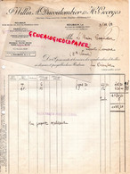 59- ROUBAIX- FACTURE WILLIN- DUCOULOMBIER & GEORGES-44 RUE MARECHAL FOCH- 1938 - Ambachten