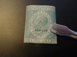 ITALIE  SAGGIO  SG  Fiscal - Revenue Stamps