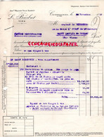 11- CARCASSONNE- FACTURE L. BARBUT- VINS -MAISON FELIX BARBUT-1938 - Straßenhandel Und Kleingewerbe