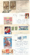 Russia 100 All Different, Mostly Used Covers. All Covers Shown - Collections