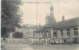 CPA 78 Yvelines Le Perray La Mairie - Groupe De Soldats Militaires Militaria Seine Et Oise - Le Perray En Yvelines