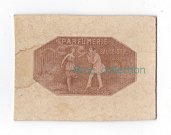 Carte Publicitaire Parfumerie Baudelot Frères, Paris, Pierrot Lunaire Et Danseuse (carte Parfumée) - Anciennes (jusque 1960)